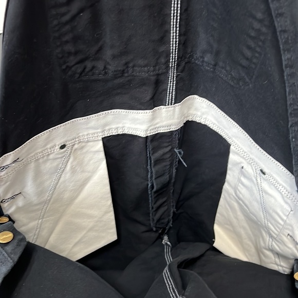 Carhartt Men's Overalls Romper Jumpsuit Bib Pants Black Canvas Jeans - Picture 12 of 16